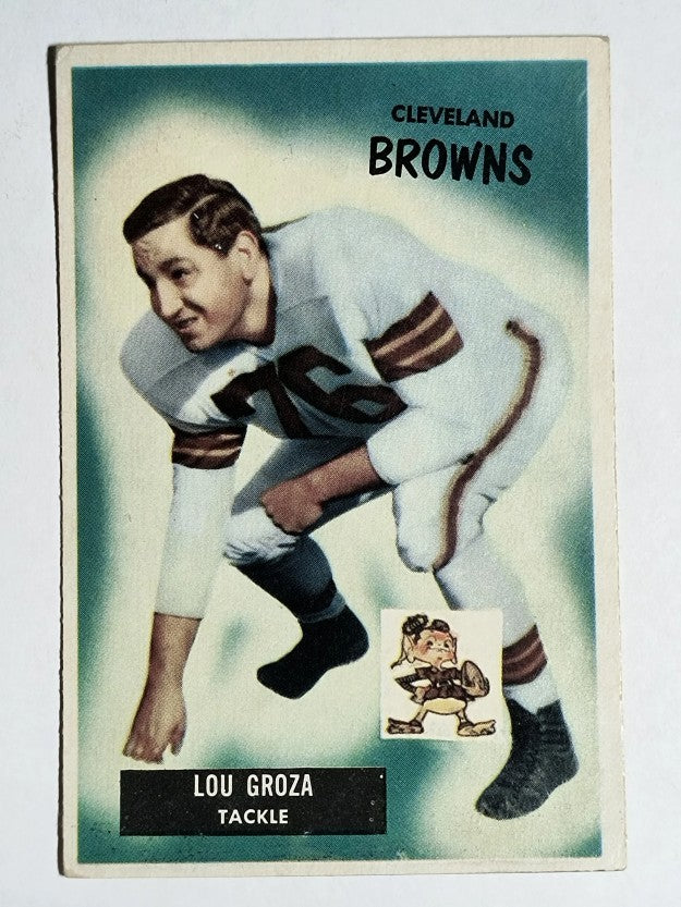 1955 Bowman #37 Lou Groza (EXMT)