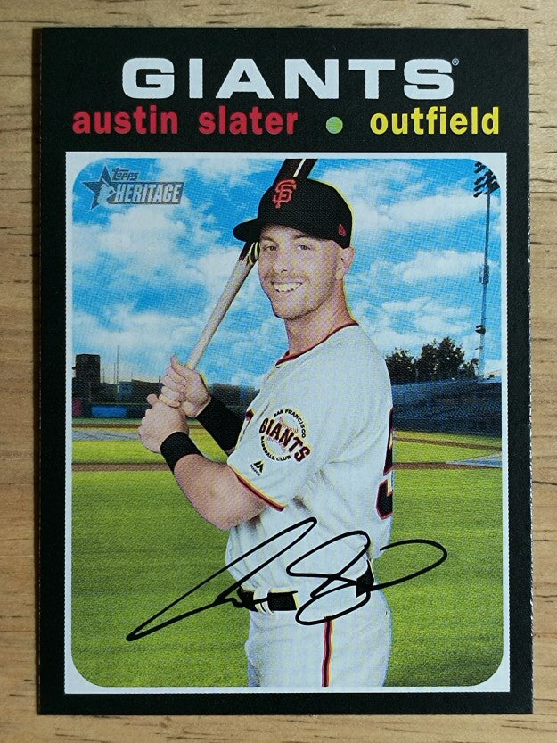 2020 Topps Heritage #209 Austin Slater