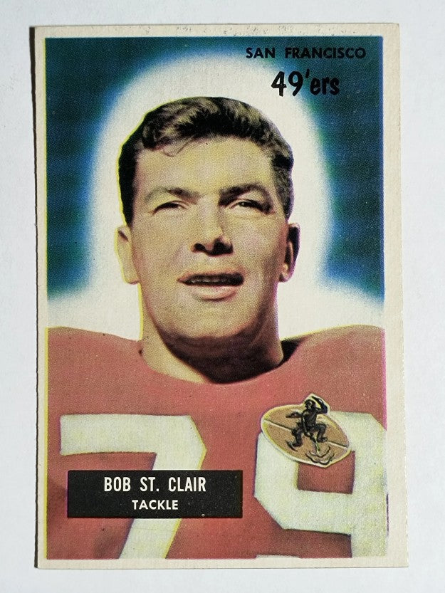 1955 Bowman #101 Bob St.Clair RC (EXMT)