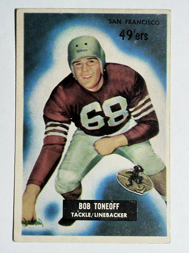 1955 Bowman #143 Bob Toneff RC (VGEX)