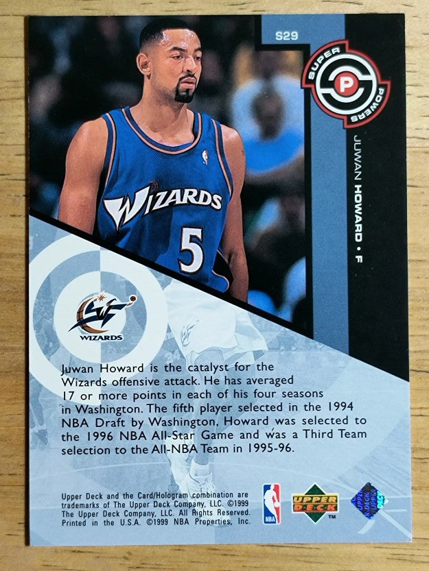 1998-99 Upper Deck Super Powers #S29 Juwan Howard