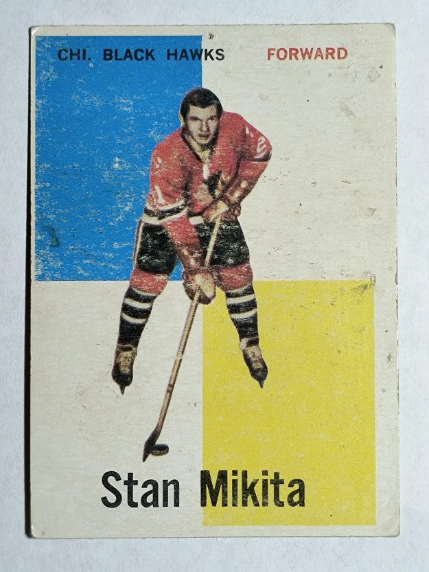 1960-61 Topps #14 Stan Mikita RC (VG)