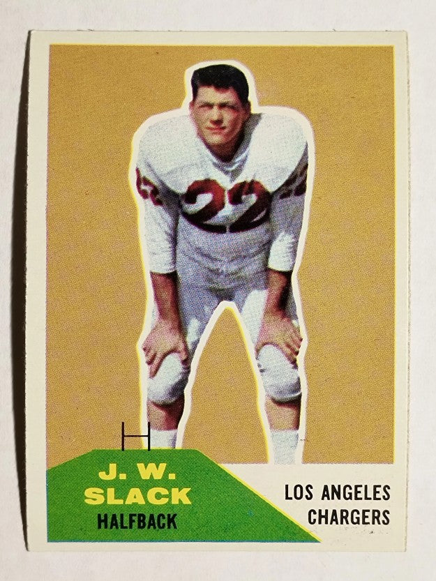 1960 Fleer #35 J.W. Slack RC (EXMT)