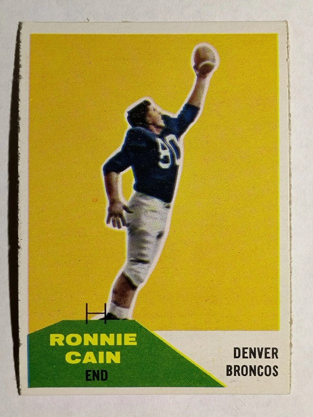 1960 Fleer #114 Ronnie Cain RC (EXMT)