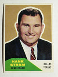 1960 Fleer #116 Hank Stram CO RC (NM)