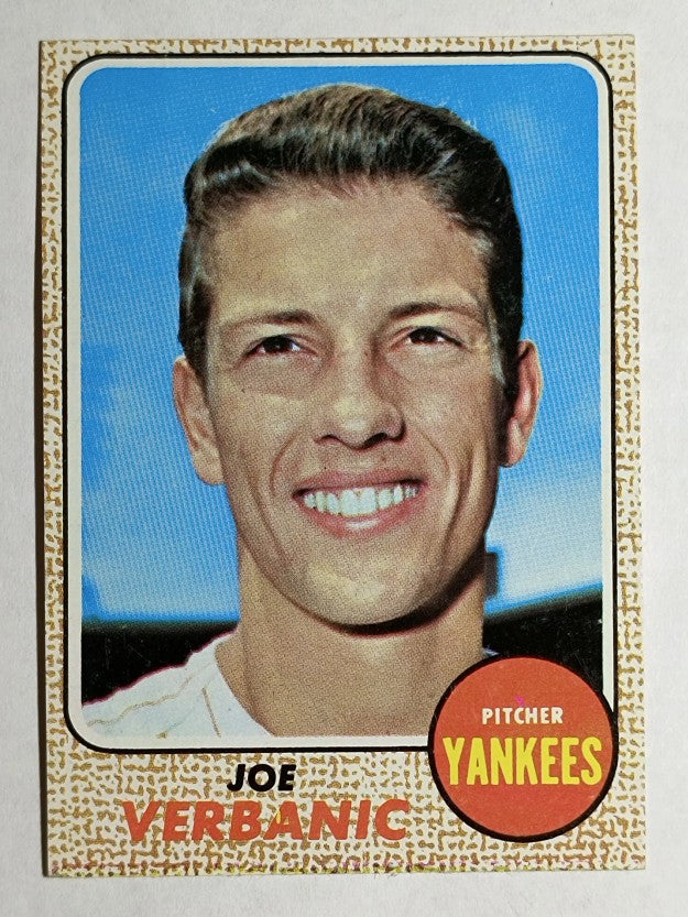 1968 Topps #29 Joe Verbanic (NM)
