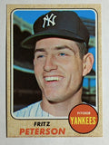 1968 Topps #246 Fritz Peterson (NM)