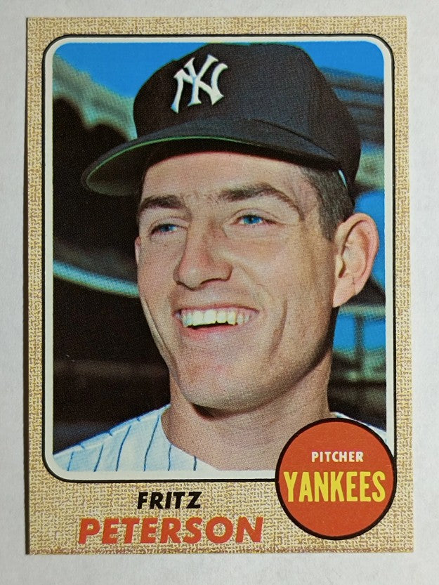 1968 Topps #246 Fritz Peterson (NM)