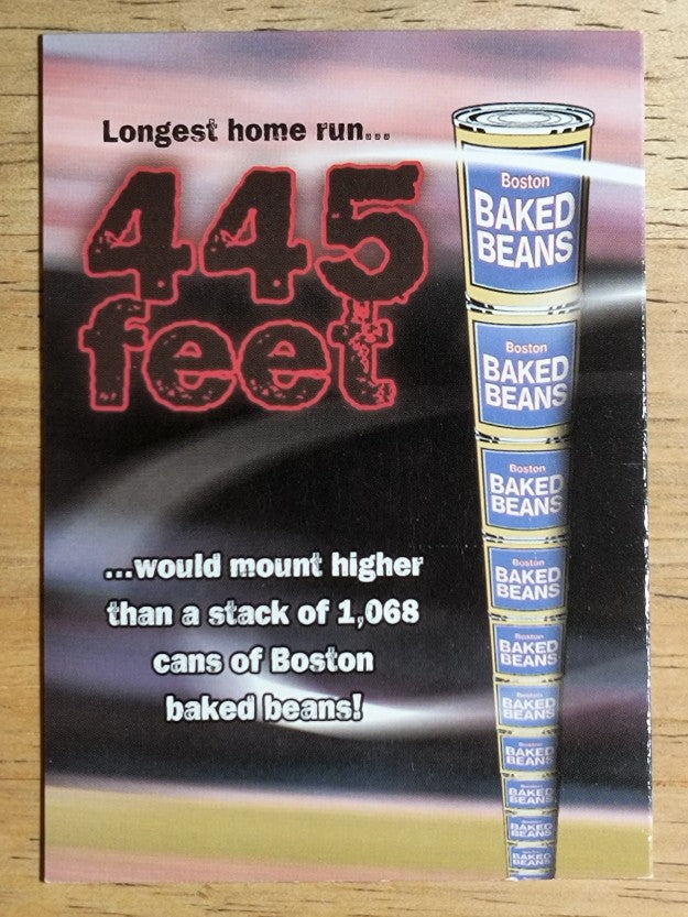 1999 Fleer Tradition Going Yard #15 Mo Vaughn