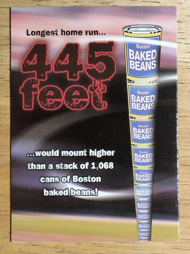 1999 Fleer Tradition Going Yard #15 Mo Vaughn