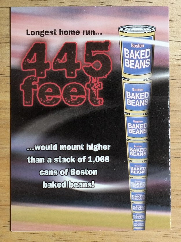 1999 Fleer Tradition Going Yard #15 Mo Vaughn