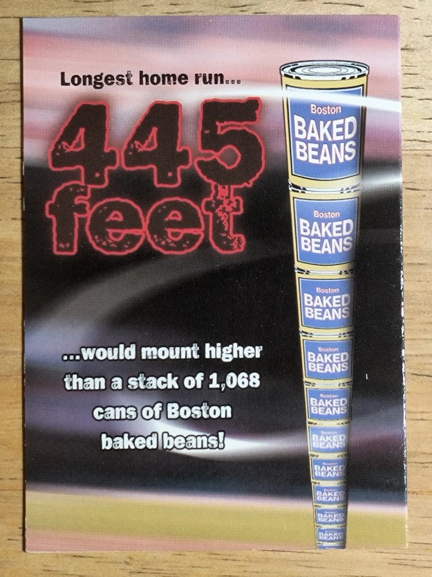 1999 Fleer Tradition Going Yard #15 Mo Vaughn