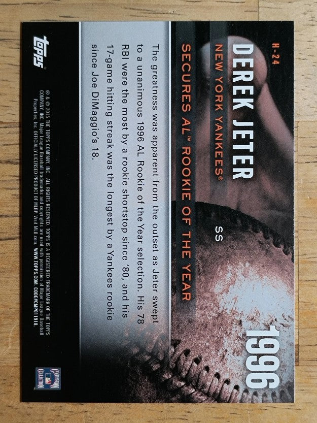 2015 Topps Highlight of the Year #H24 Derek Jeter