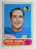 1968 Topps #63 John Hadl (GOOD)