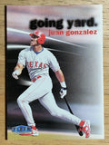 1999 Fleer Tradition Going Yard #6 Juan Gonzalez