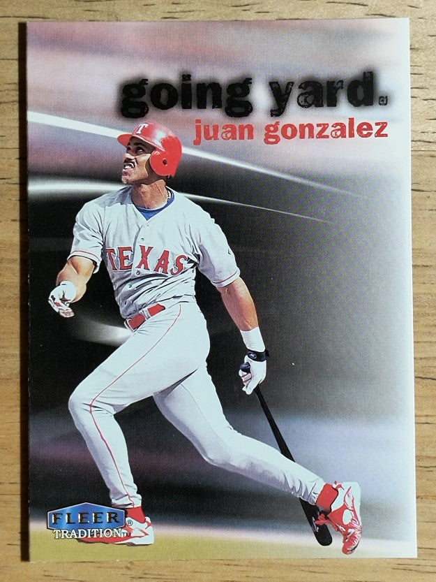1999 Fleer Tradition Going Yard #6 Juan Gonzalez