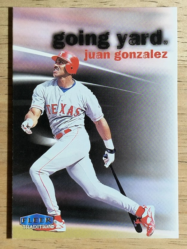 1999 Fleer Tradition Going Yard #6 Juan Gonzalez