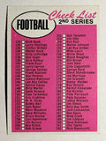 1969 Topps #132B Checklist bordered (EXMT)