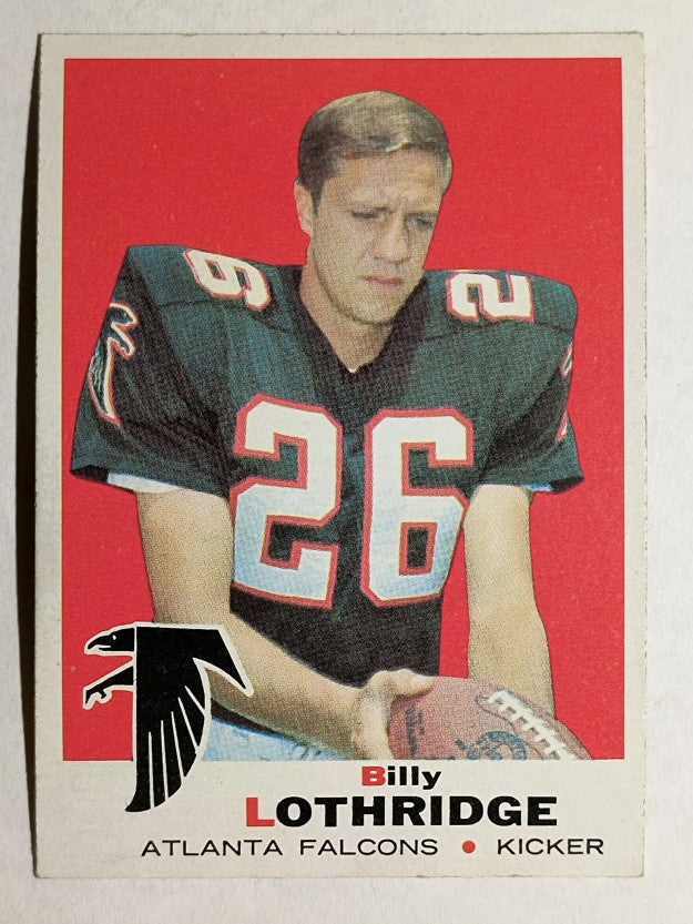 1969 Topps #137 Billy Lothridge RC (NM)