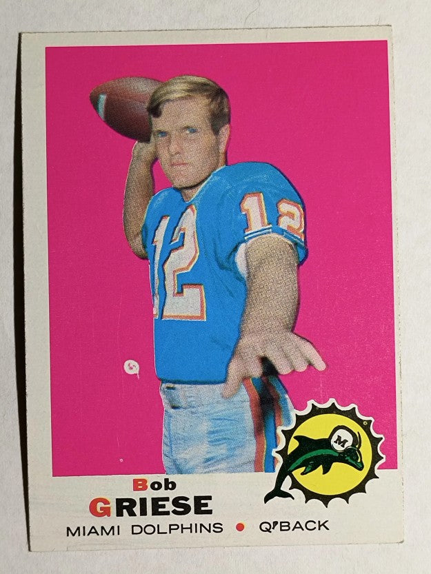 1969 Topps #161 Bob Griese (EX)