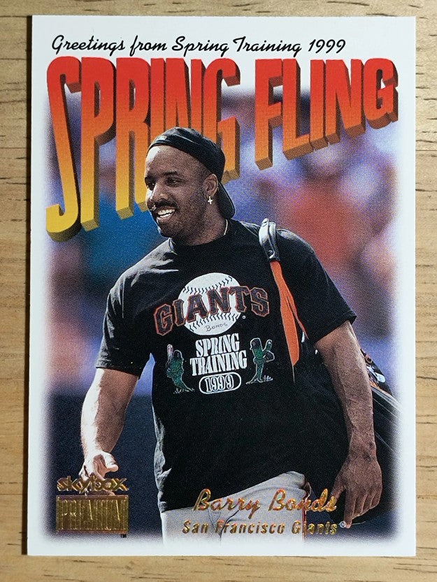 1999 SkyBox Premium #285 Barry Bonds SF