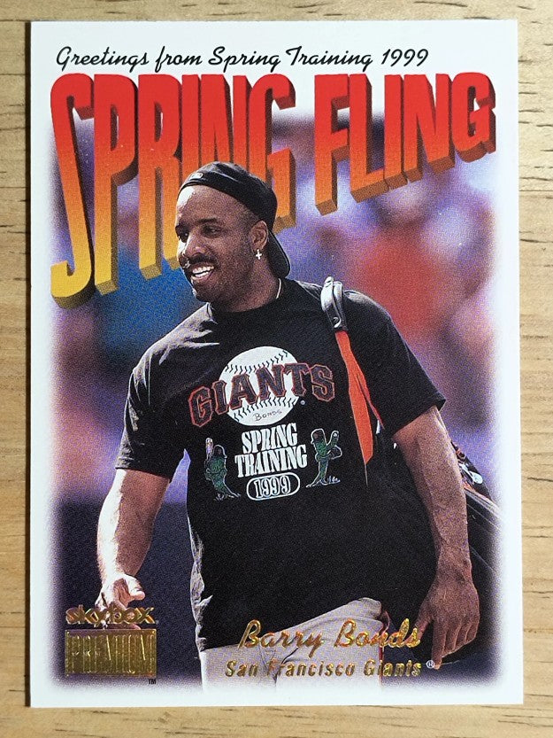 1999 SkyBox Premium #285 Barry Bonds SF