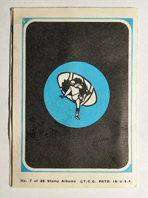 1969 Topps Stamp Album Inserts #7 Packers incomplete /w Bart Starr (POOR)