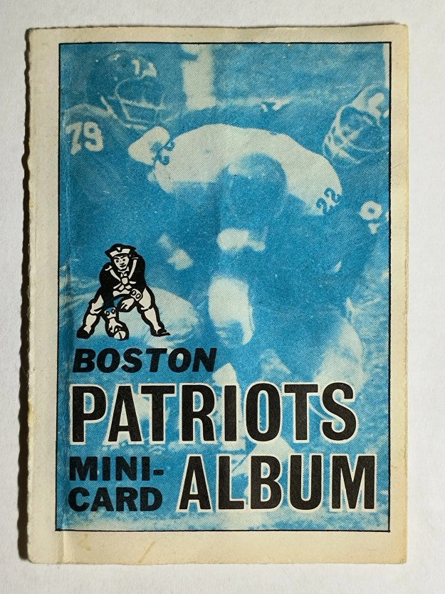 1969 Topps Stamp Album Inserts #17 Boston Patriots incomplete (POOR)