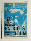 1969 Topps Stamp Album Inserts #17 Boston Patriots incomplete (POOR)