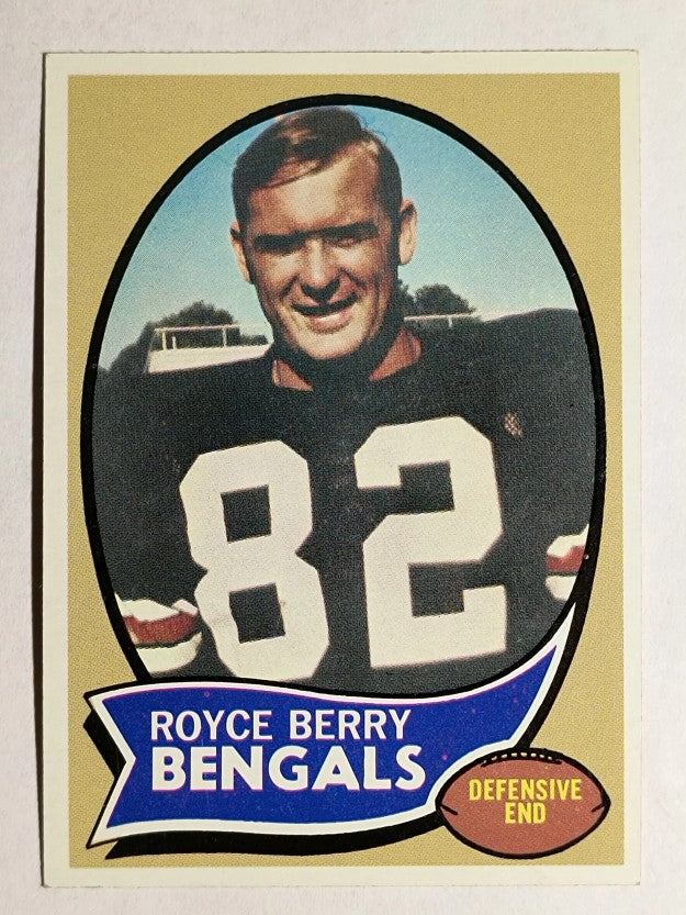 1970 Topps #86 Royce Berry RC (VGEX)