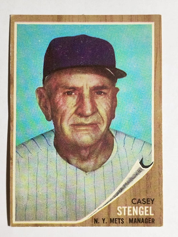 1962 Topps #29 Casey Stengel MG (EX)