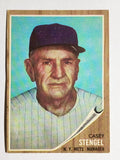 1962 Topps #29 Casey Stengel MG (EX)