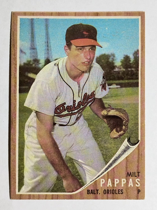 1962 Topps #75 Milt Pappas (NM)