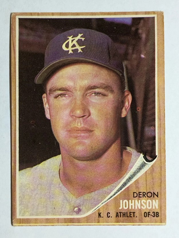 1962 Topps #82 Deron Johnson (EX)