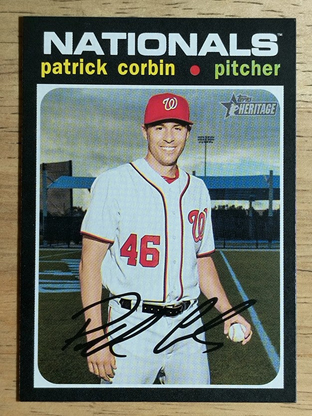 2020 Topps Heritage #230 Patrick Corbin
