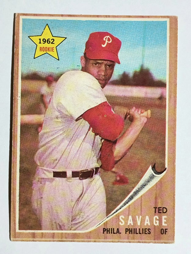 1962 Topps #104 Ted Savage RC (EX)