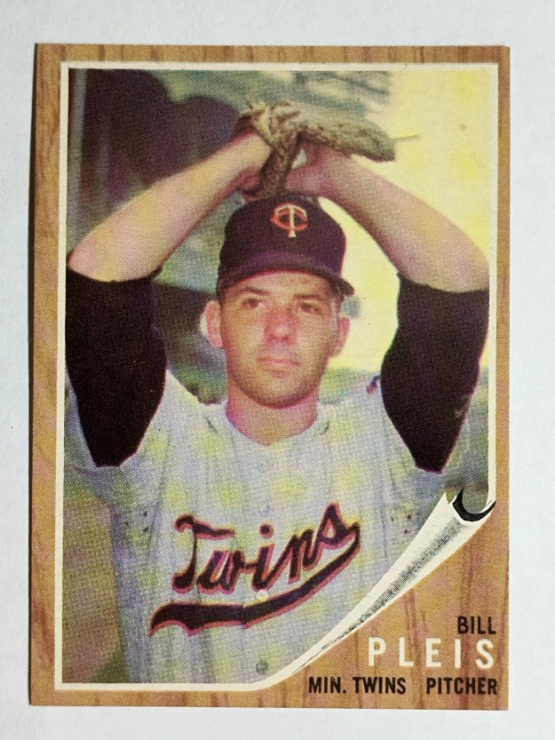 1962 Topps #124 Bill Pleis RC (NMMT)