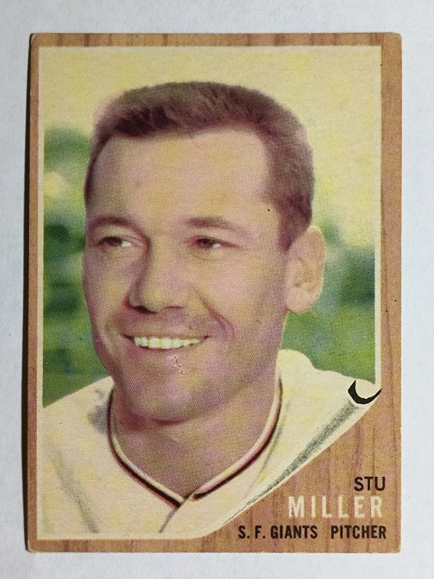 1962 Topps #155 Stu Miller (EX)