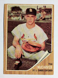 1962 Topps #167 Tim McCarver RC (EX)