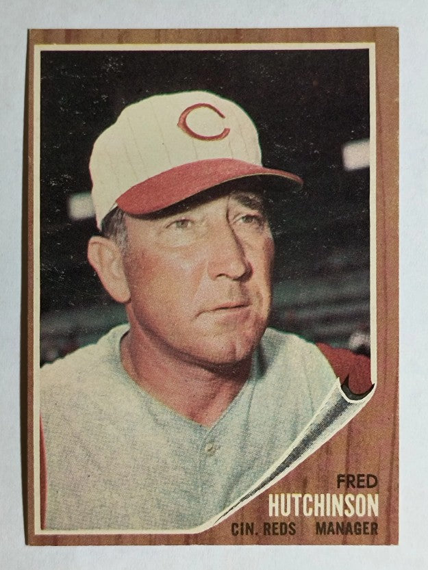 1962 Topps #172 Fred Hutchinson MG (EXMT)