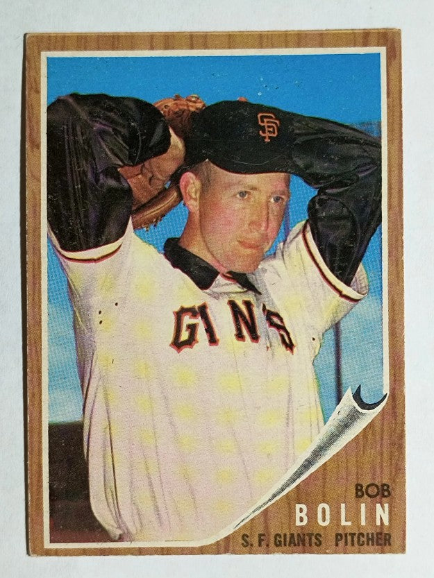 1962 Topps #329 Bob Bolin (EX)