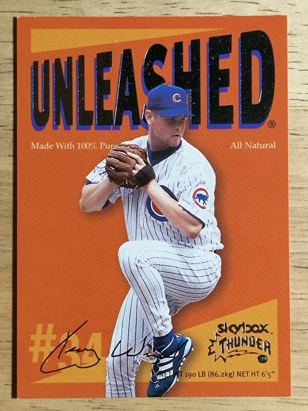 1999 SkyBox Thunder Unleashed #U15 Kerry Wood