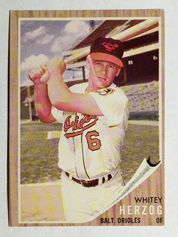 1962 Topps #513 Whitey Herzog (EX)