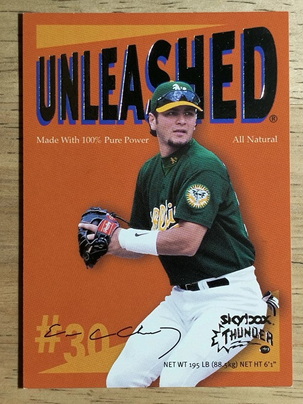 1999 SkyBox Thunder Unleashed #U3 Eric Chavez