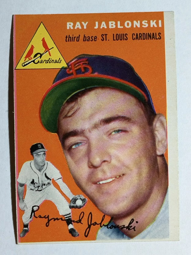 1954 Topps #26 Ray Jablonski (EX)