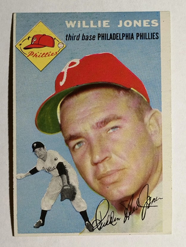 1954 Topps #41 Willie Jones (VGEX)