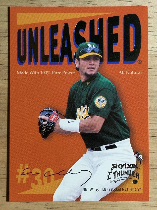 1999 SkyBox Thunder Unleashed #U3 Eric Chavez