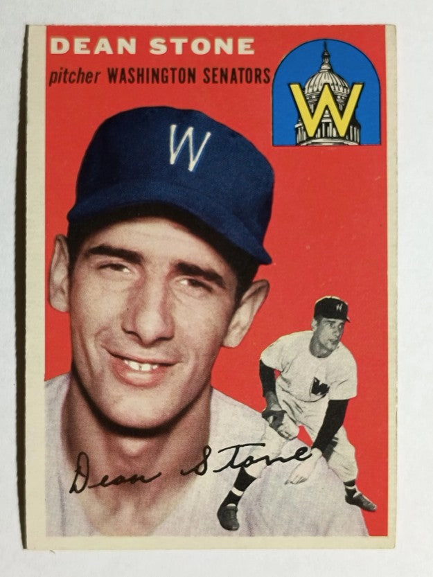1954 Topps #114 Dean Stone RC (EXMT)