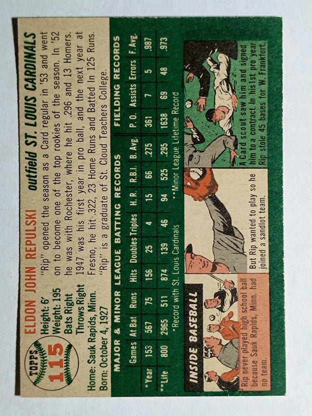 1954 Topps #115 Rip Repulski (EXMT)