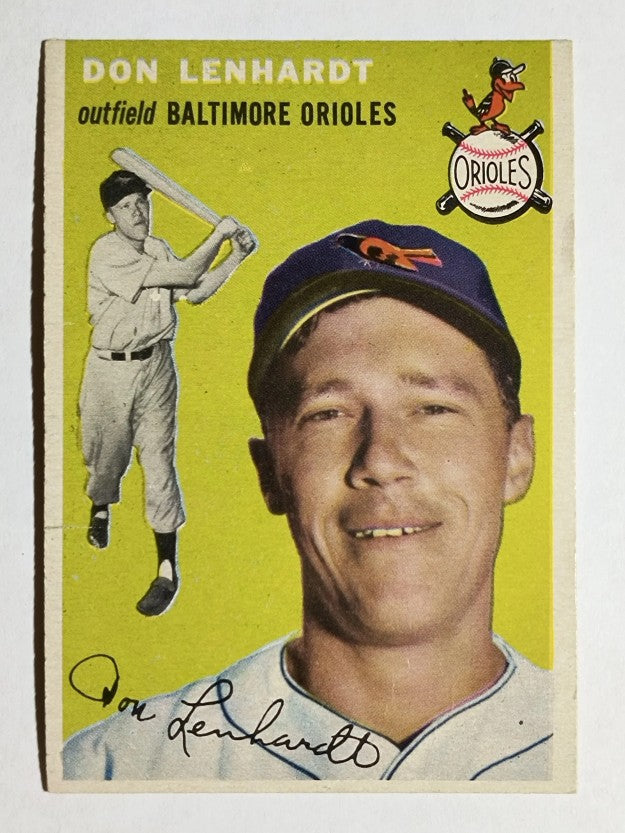 1954 Topps #157 Don Lenhardt (VGEX)